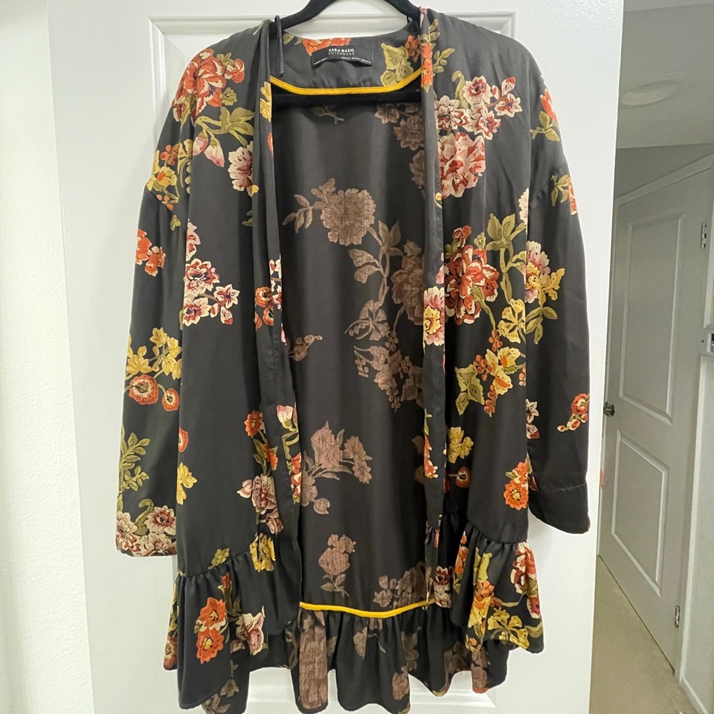 ZARA floral tunic